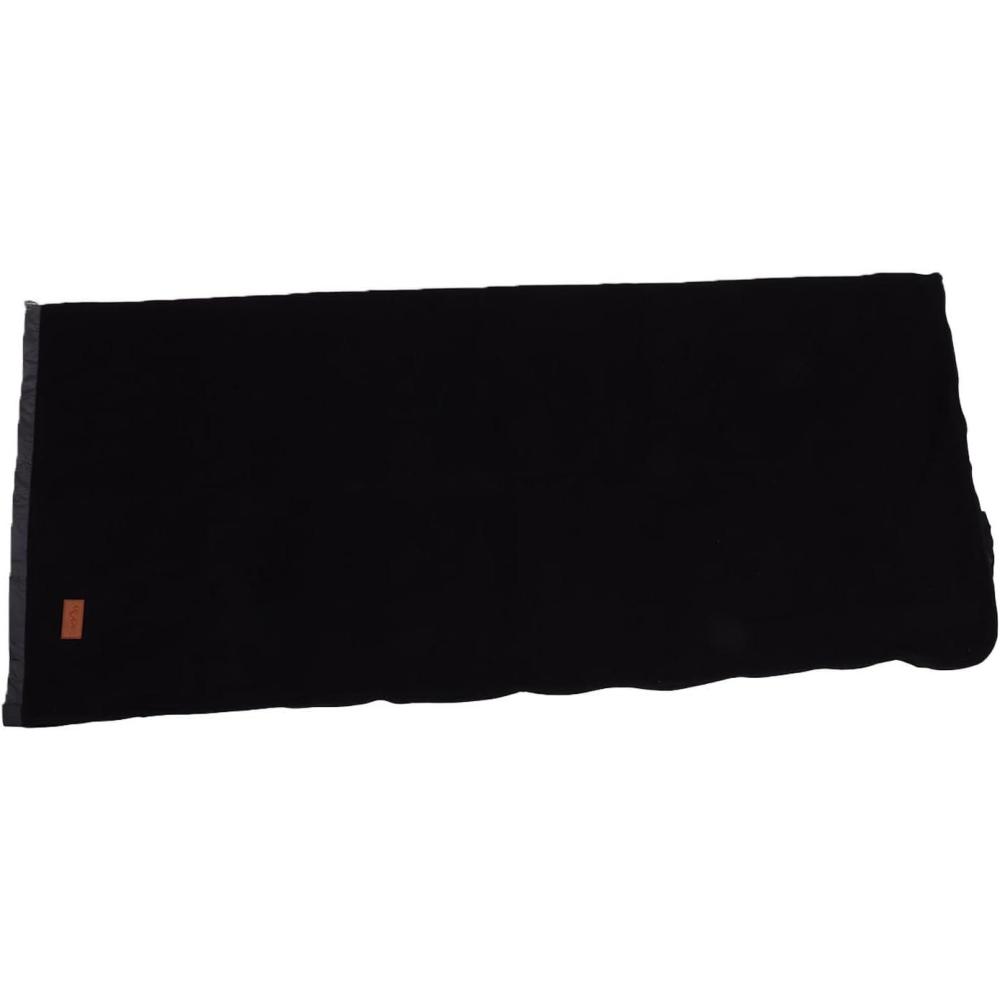 image:imageDougleur de Sac de Couchage Super paisseur en Toison Douce Doublure de Sac de Couchage Couverture de Camping de Voyage NoirNoir