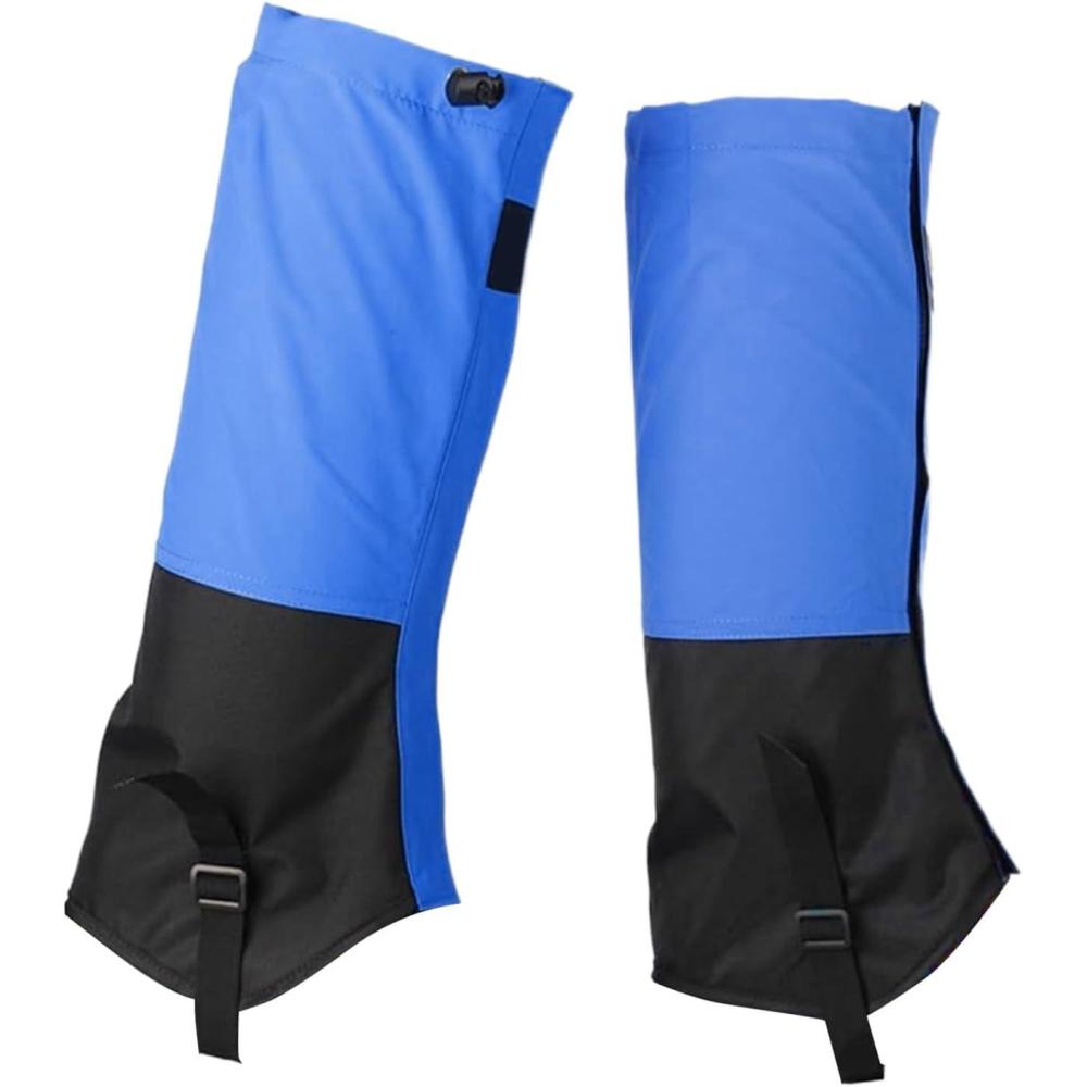 image:imageGutres de Protection pour Jambes  Protection Impermable AntiSerpents  ProtgeJambes Hiver Ajustable pour Randonne Neige Escalade ChasseEscalade Neige Trail Chasse Hivernale RandonneBleu