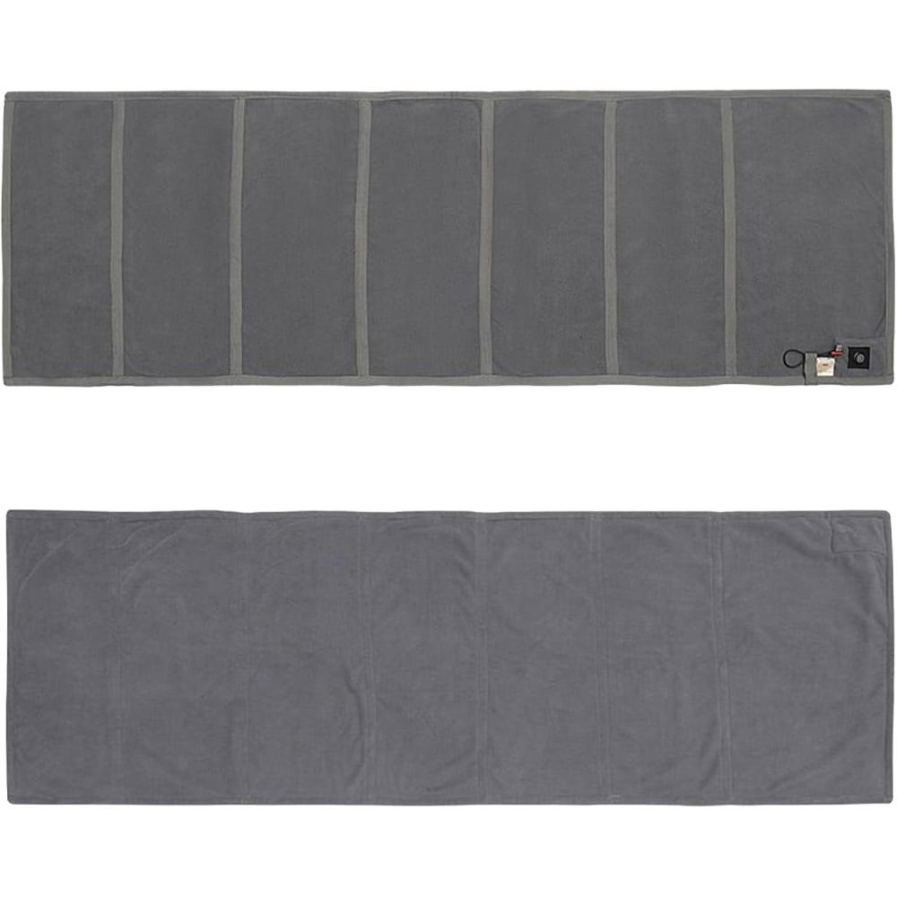 image:imageTapis Chauffant Intrieur pour Sac De Couchage Couverture Chaude USB Douce Et Pliable Doublure pour Sac De Couchage pour Adultes Et Femmes pour La Randonne en Plein Air pour Le Pique NiqueGris