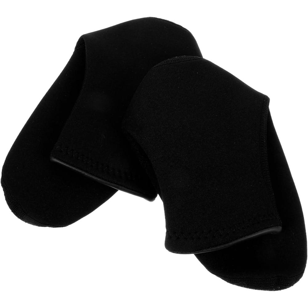 image:imageToddmomy 1 Paire Chaussettes De Plonge tanche Hommes Poigne Chaussettes De Natation Unisexes Chaussettes De Bain pour Femmes Chaussettes De Bain Antidrapantes Noprne Noir