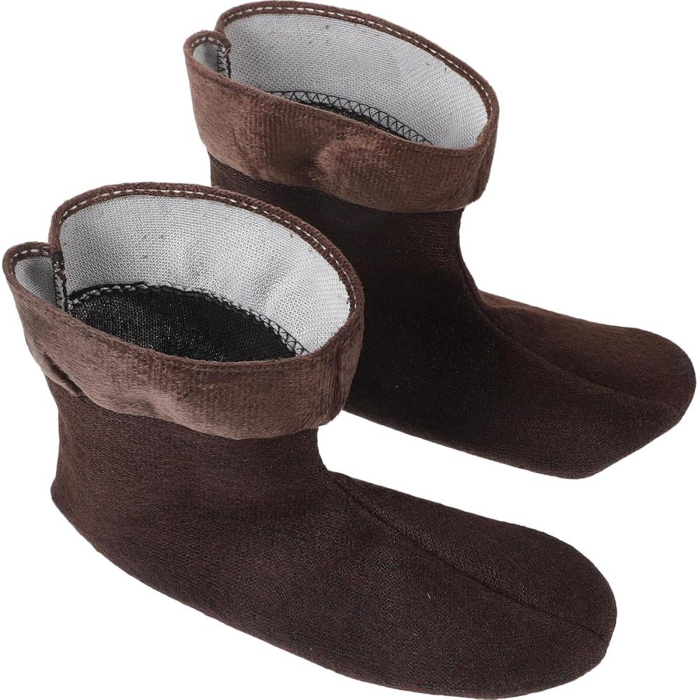image:imageVILLCASE Chaussettes Impermables pour Bottes en Caoutchouc Homme Taille L Doublure Intrieure en Peluche Chaude et Isolante Chaussettes Hunter Lgres pour Randonne et Activits