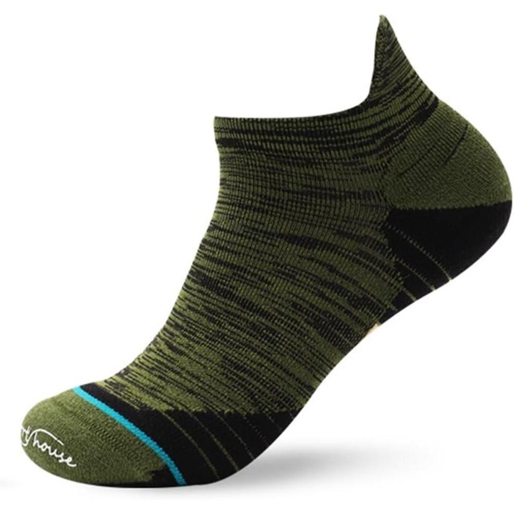 image:imageChaussette Etanche Chaussettes courtes de sport for hommes chaussettes randonne impermables et sans couture descalade antitranspiration basketball EliteGreen
