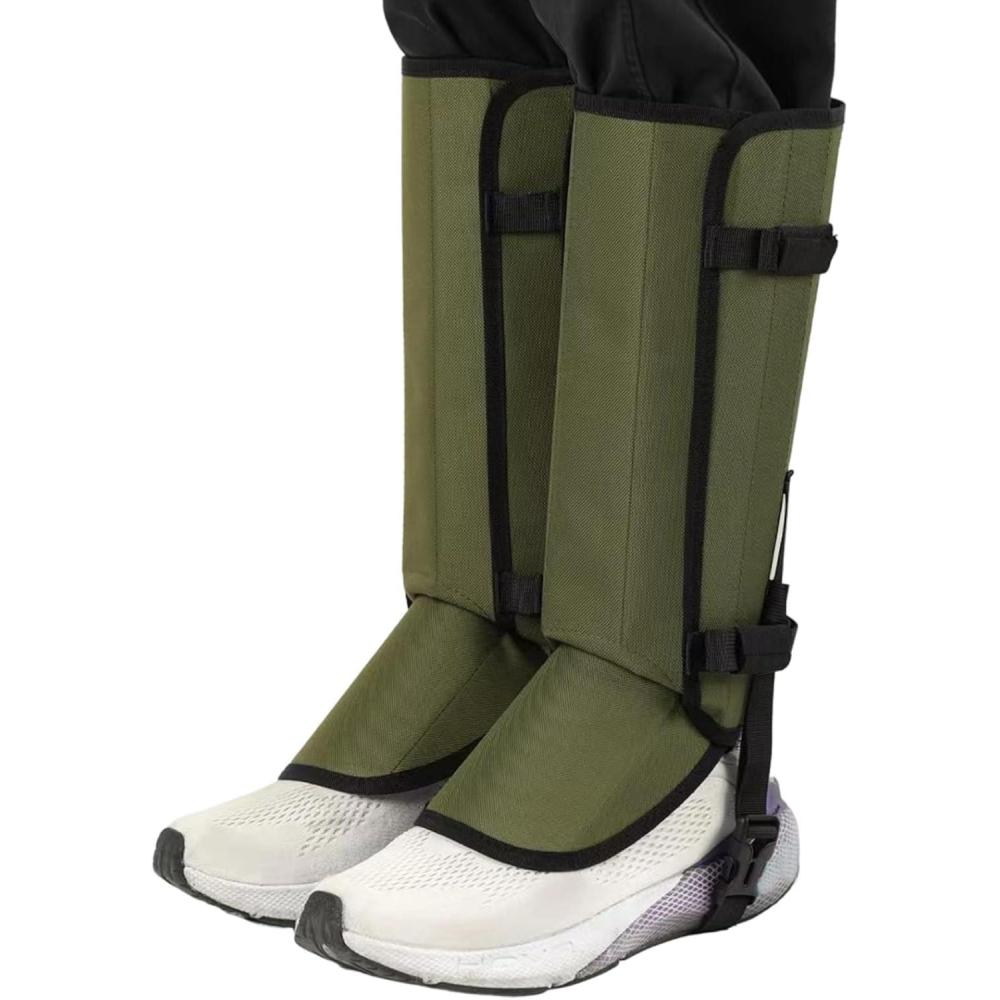 image:imageGnrique GutresJambires Impermables pour Cheville  Gutres Respirantes AntiSerpentspour Hommes Et Femmes Course en Plein Air Ski dhiver Raquettes  Neige Recherche