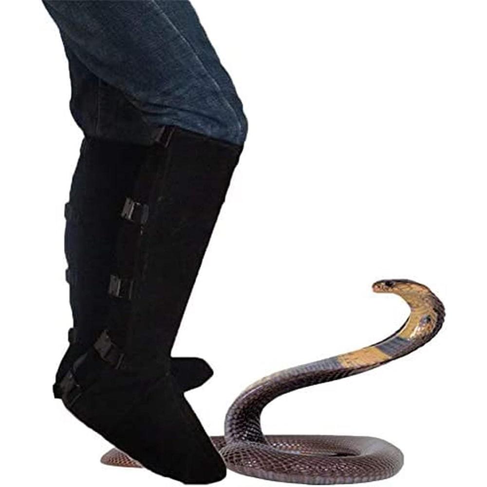 image:imageGutres De Serpent pour La Protection du Bas De La Jambe Extrieur AntiMorsure De Serpent Impermable Rsistant Aux Morsures De Chien Jambires en Peau De VacheM