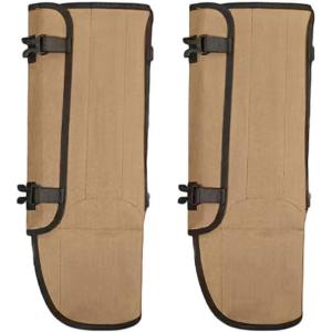 1 Paire De Guêtres Anti-Serpents, Jambières De Protection Contre Les Morsures De Serpent, Jambières De Camping avec Protection des Genoux pour Randonnée(Kaki)