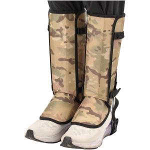 1 Paire de guêtres Anti-Serpents, jambières de Protection Contre Les morsures de Serpent, jambières de Camping, Protections des Genoux pour la Chasse, Le Camping, la randonnée et Les(Camouflage)