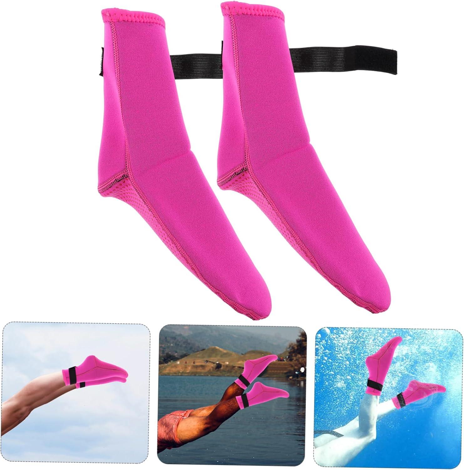 image:image1paire Chaussettes De Plonge Noprne tanches Chaussettes De Snorkeling Et Surf Antidrapantes pour Activits Nautiques Utilisation Plage Unisexe