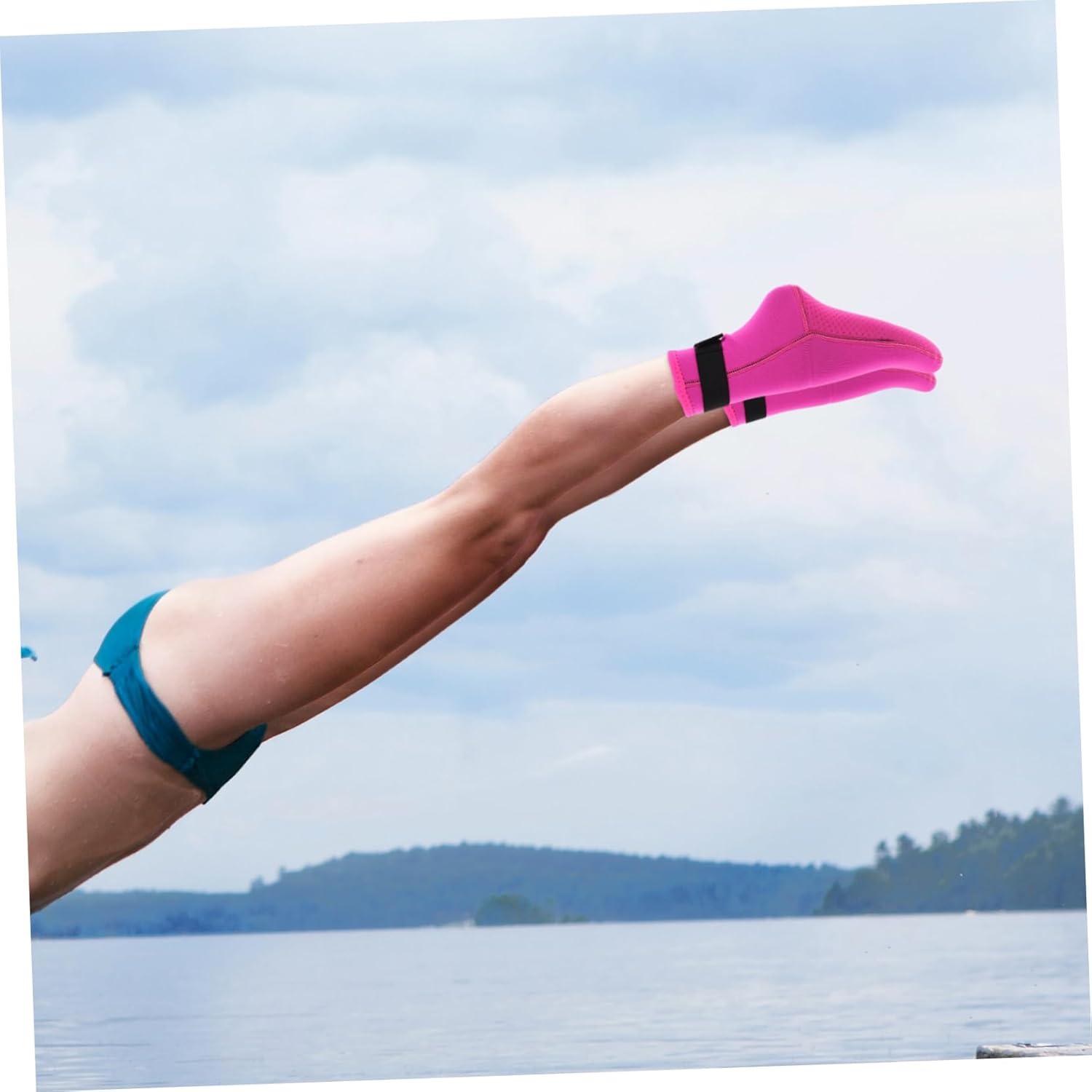 image:image1paire Chaussettes De Plonge Noprne tanches Chaussettes De Snorkeling Et Surf Antidrapantes pour Activits Nautiques Utilisation Plage Unisexe