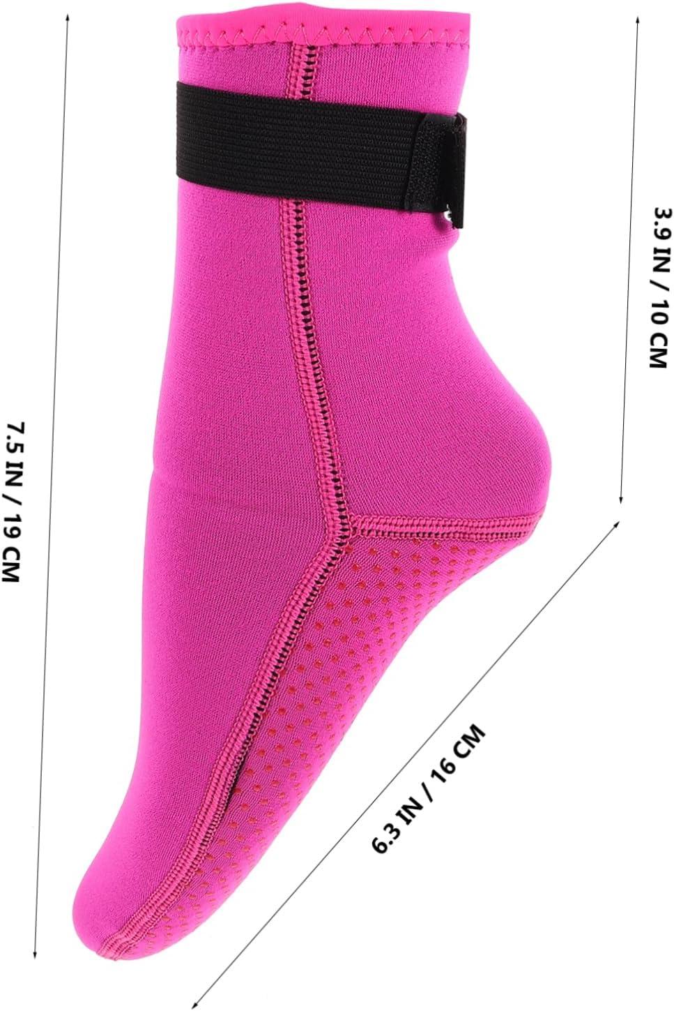 image:image1paire Chaussettes De Plonge Noprne tanches Chaussettes De Snorkeling Et Surf Antidrapantes pour Activits Nautiques Utilisation Plage Unisexe