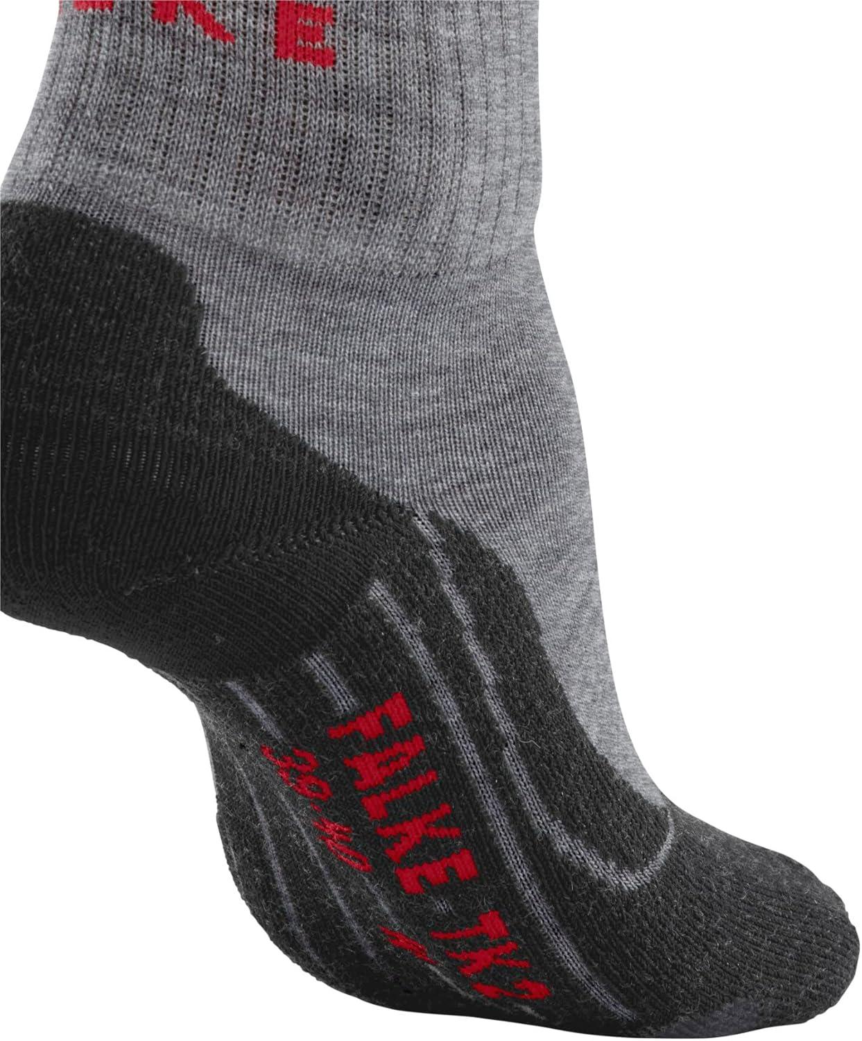 image:imageFALKE Tk2 Explore Short M Sso Laine Antiampoule paisses Chaussettes de randonne Homme lot de 1Gris Light Grey 3403