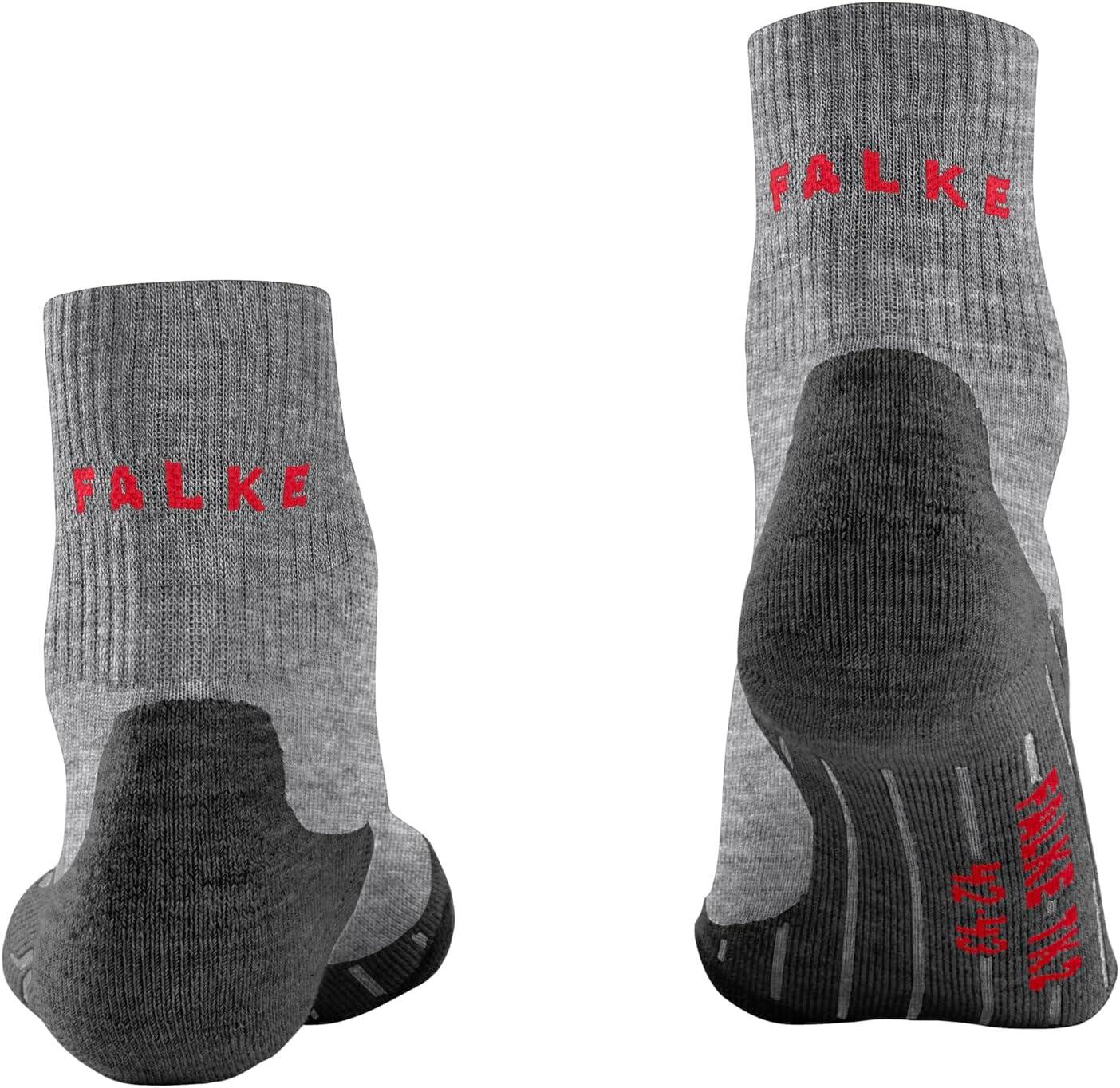 image:imageFALKE Tk2 Explore Short M Sso Laine Antiampoule paisses Chaussettes de randonne Homme lot de 1Gris Light Grey 3403