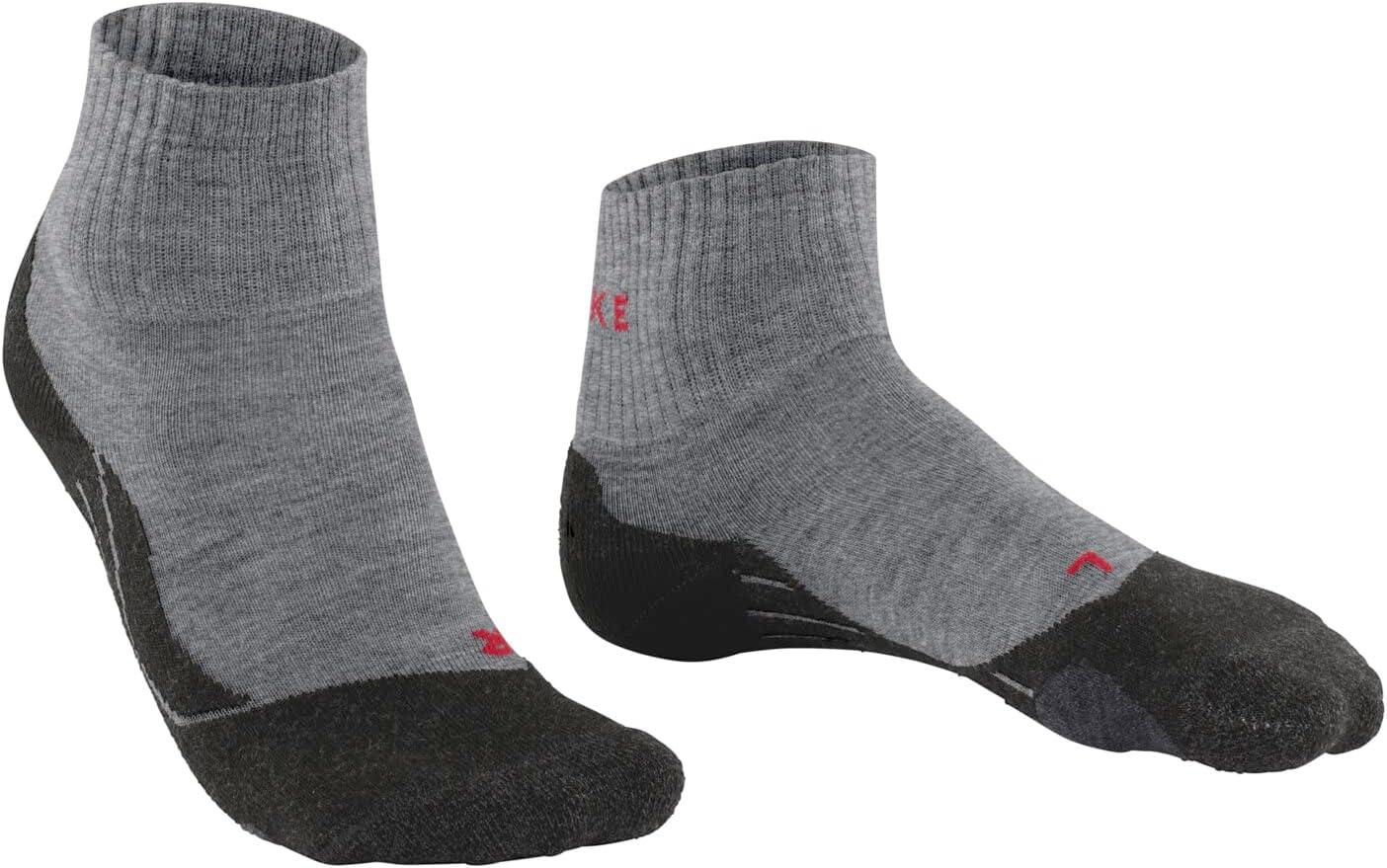 image:imageFALKE Tk2 Explore Short M Sso Laine Antiampoule paisses Chaussettes de randonne Homme lot de 1Gris Light Grey 3403