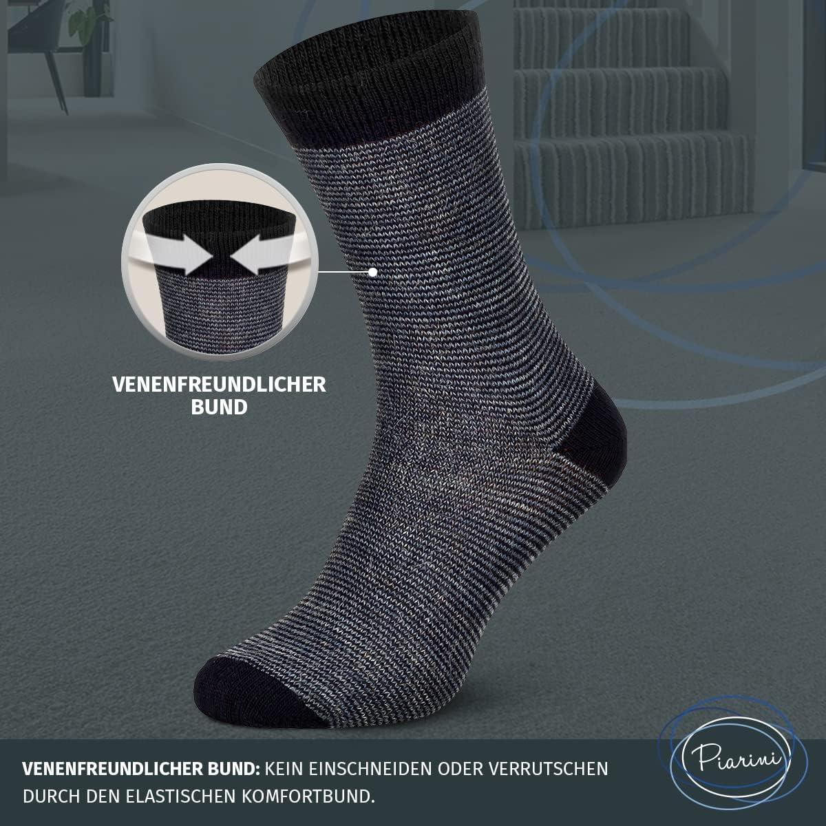 image:imageLot de 2 paires de chaussettes en alpaga Chaussettes en laine pour homme et femme Chaussettes douillettes respirantes en laine fineNoir Marine