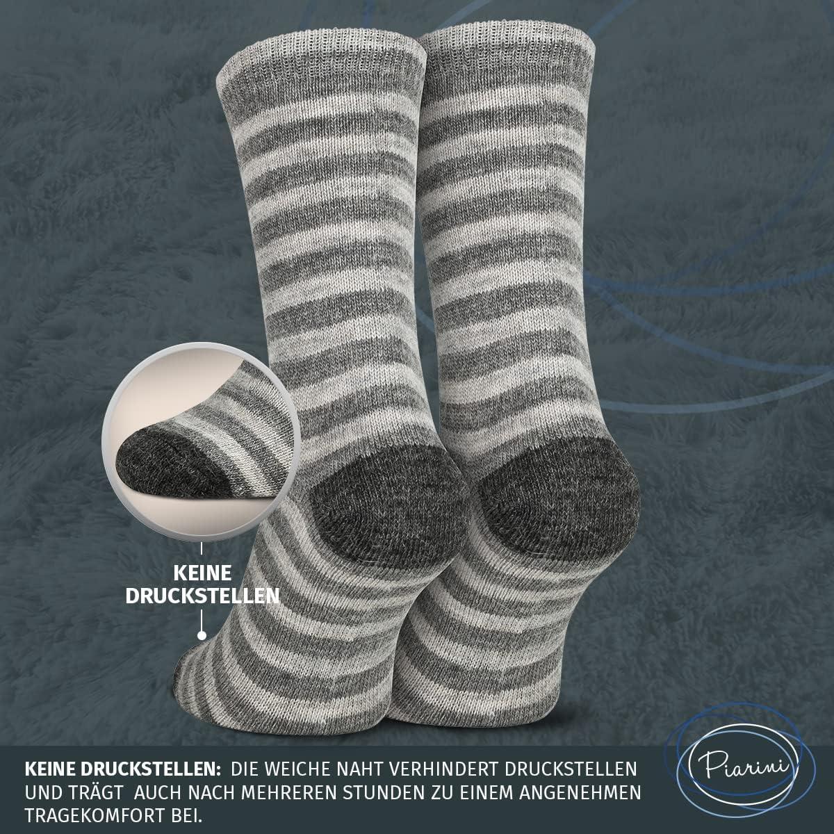 image:imageLot de 2 paires de chaussettes en alpaga Chaussettes en laine pour homme et femme Chaussettes douillettes respirantes en laine fineTons de gris