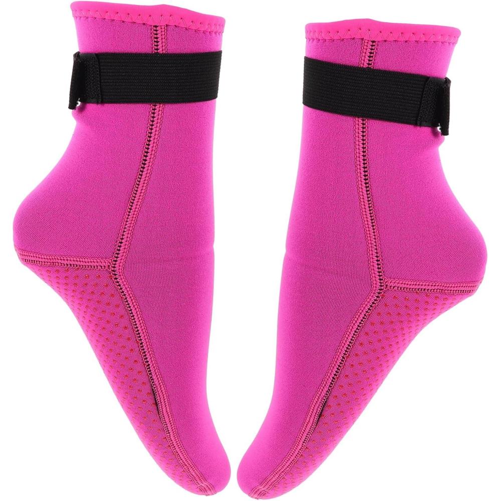 image:image1paire Chaussettes De Plonge Noprne tanches Chaussettes De Snorkeling Et Surf Antidrapantes pour Activits Nautiques Utilisation Plage Unisexe