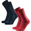 De Plusieurs Couleurs - 2 Paires (1 x bleu marine  1 x rouge)