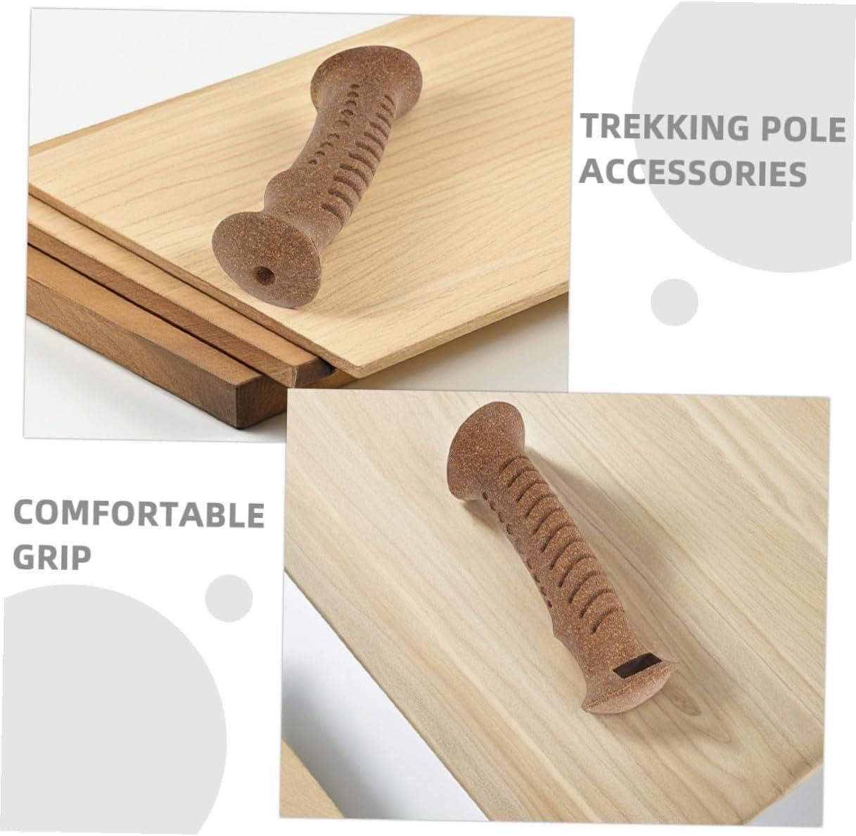 image:imageABOOFAN Lot de 4 Poignes de Rechange en Lige pour Btons de Randonne et Ski Antidrapantes Compatibles Btons de Trekking et Accessoires Outdoor pour Meilleure Adhrence et