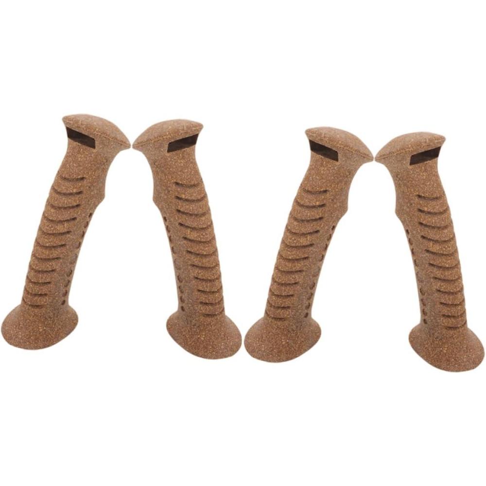 image:imageABOOFAN Lot de 4 Poignes de Rechange en Lige pour Btons de Randonne et Ski Antidrapantes Compatibles Btons de Trekking et Accessoires Outdoor pour Meilleure Adhrence et