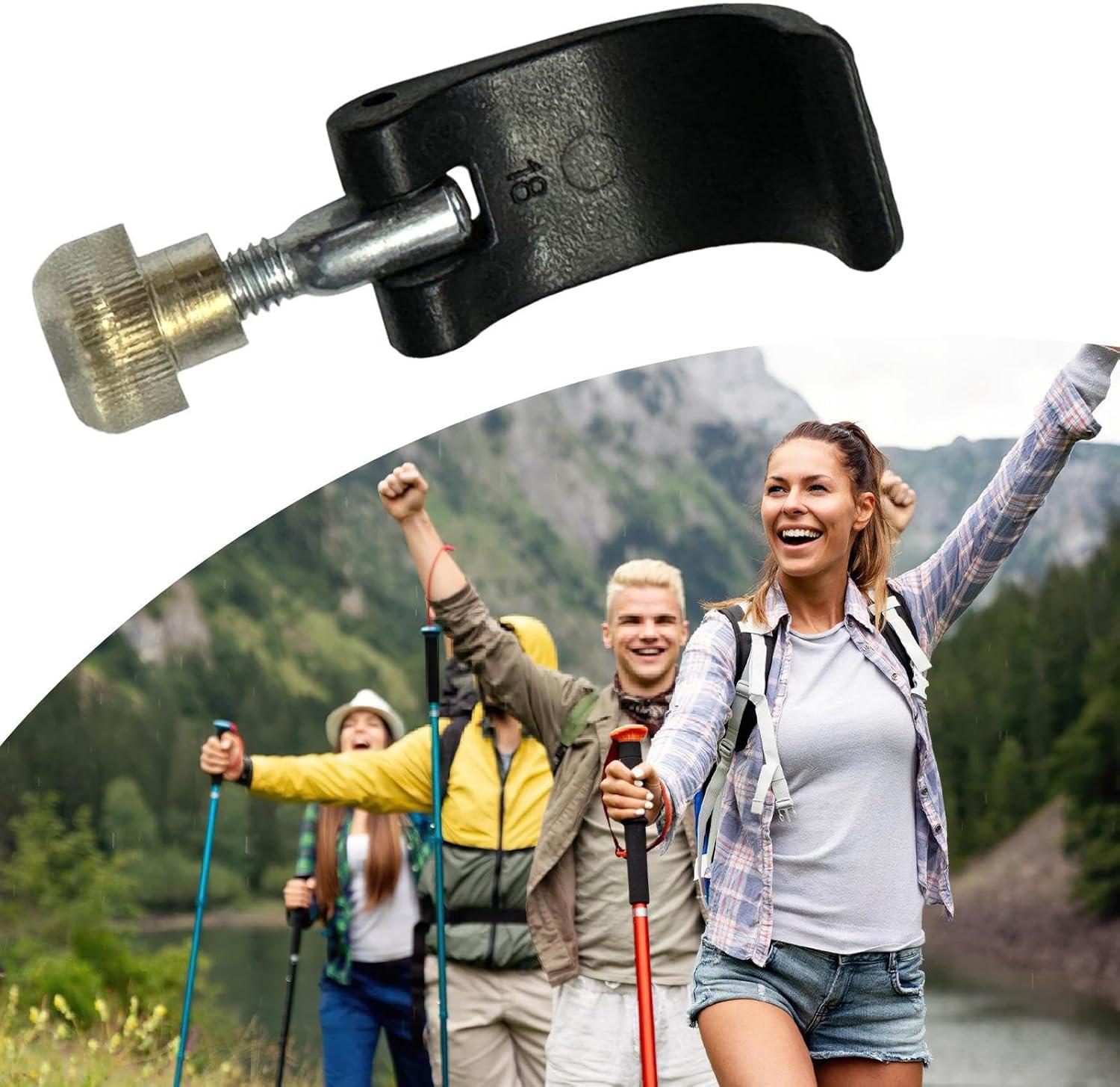 image:imageClips de fermeture pour btons de randonne Fermeture rapide de rechange pour btons de trekking pince de fixation pour btons descalade alpinisme camping trekking activits de plein airN 18