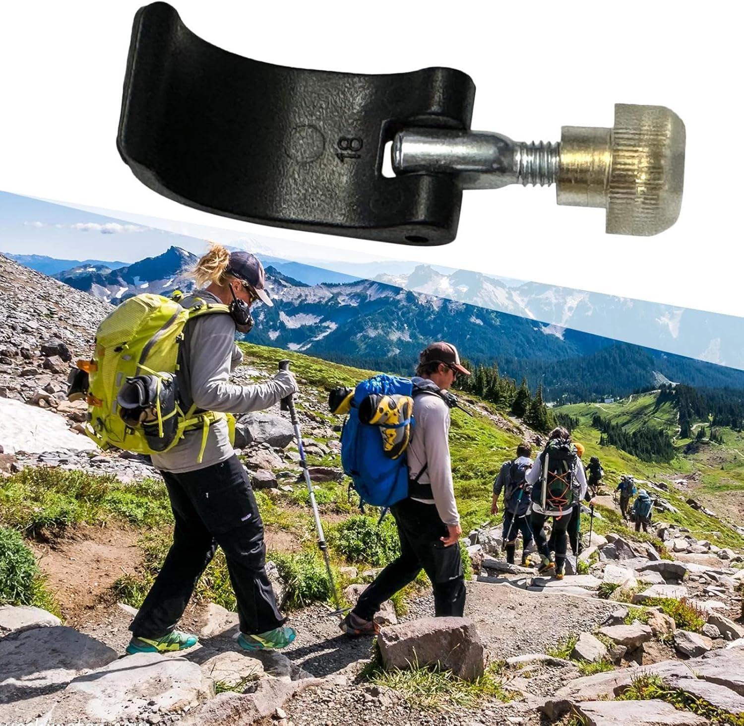 image:imageClips de fermeture pour btons de randonne Fermeture rapide de rechange pour btons de trekking pince de fixation pour btons descalade alpinisme camping trekking activits de plein airN 18