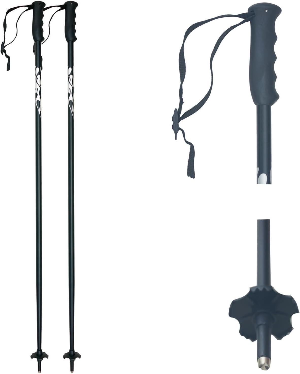 image:imageSharplace 2X Polonais de Ski pour Hommes Femmes Robustes porteurs de randonnes rsistantes la randonne des btons pour Trekking de Ski de Camping Aventures110 cm