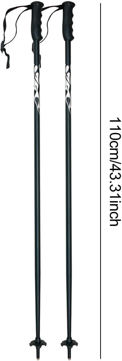 image:imageSharplace 2X Polonais de Ski pour Hommes Femmes Robustes porteurs de randonnes rsistantes la randonne des btons pour Trekking de Ski de Camping Aventures110 cm