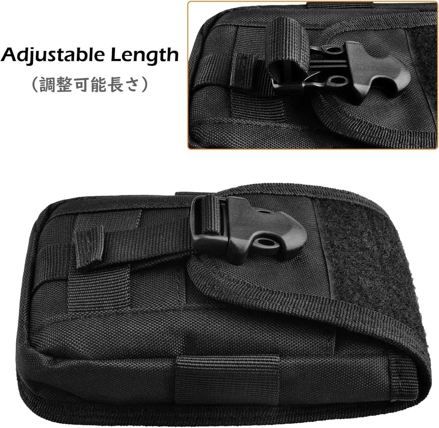 image:imageTRIWONDER Pochette Tactique Tlphone Sacoche Ceinture Poche Molle Gadget EDC Sac Militaire pour Randonne Cyclisme VoyageC Vert