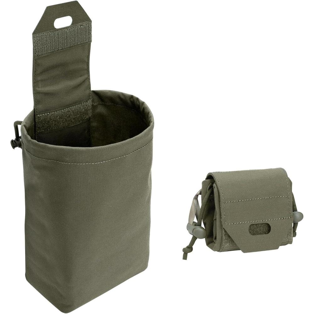 image:imageIDOGEAR Pochette de vidange Molle Sac de Recyclage de Magazines Tactique Pliable Utilitaire Poche pour Ceinture de randonne GiletCamoRanger Green