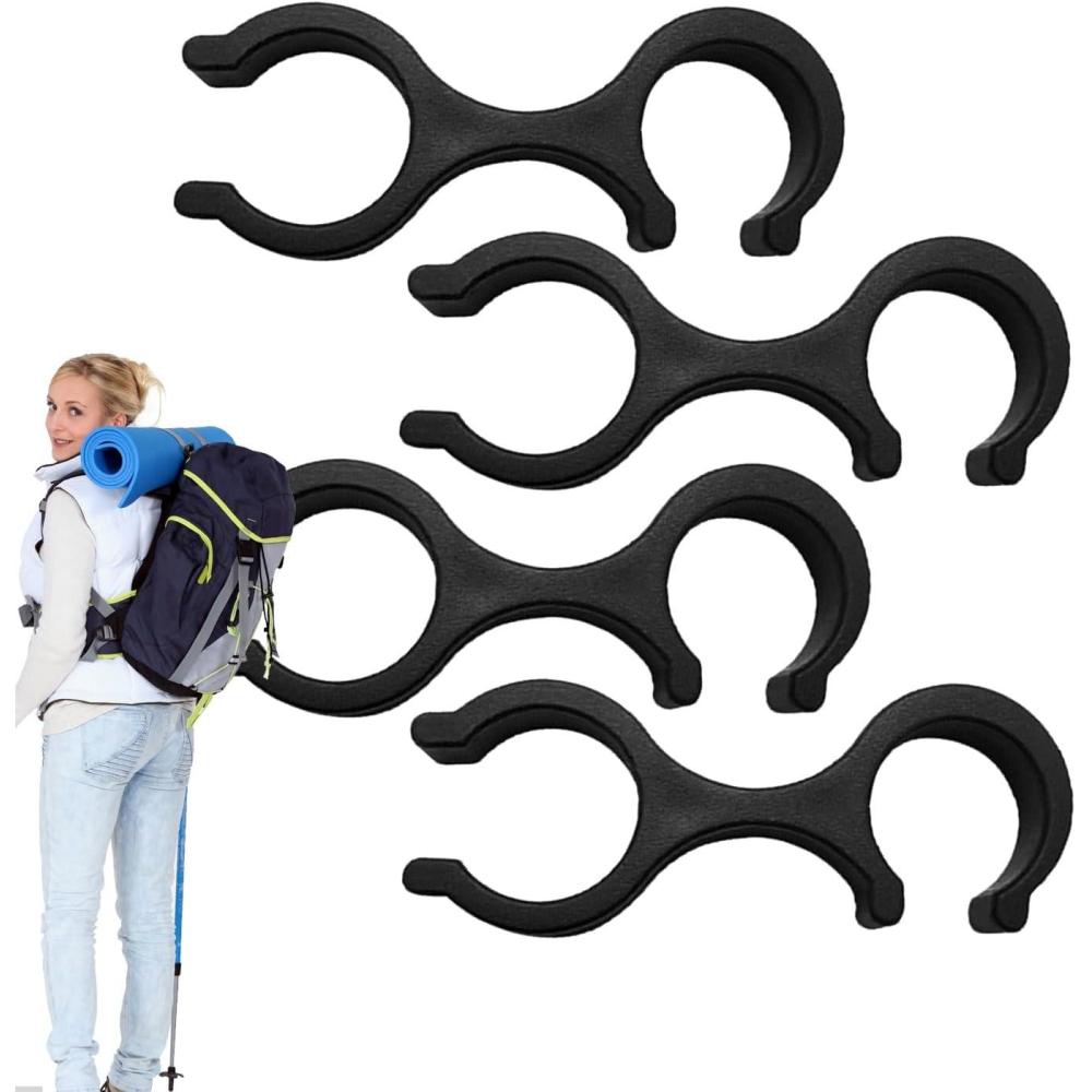 image:imageLot de 4 boucles de rechange pour btons de trekking clips de btons de randonne de qualit suprieure accessoires de bton de randonne clip pour lextrieurInner diameter 16mm