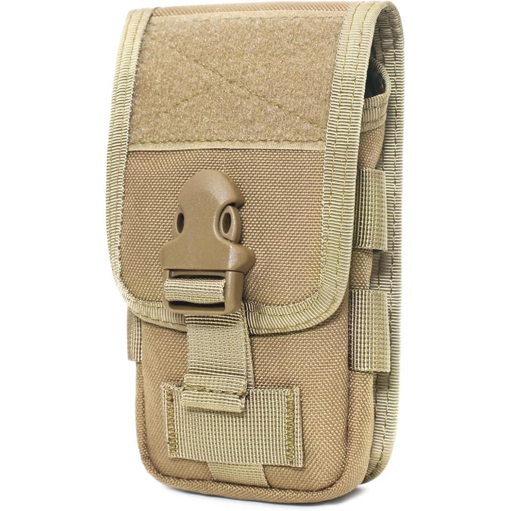 image:imageTRIWONDER Pochette Tactique Tlphone Sacoche Ceinture Poche Molle Gadget EDC Sac Militaire pour Randonne Cyclisme VoyageB  Kaki